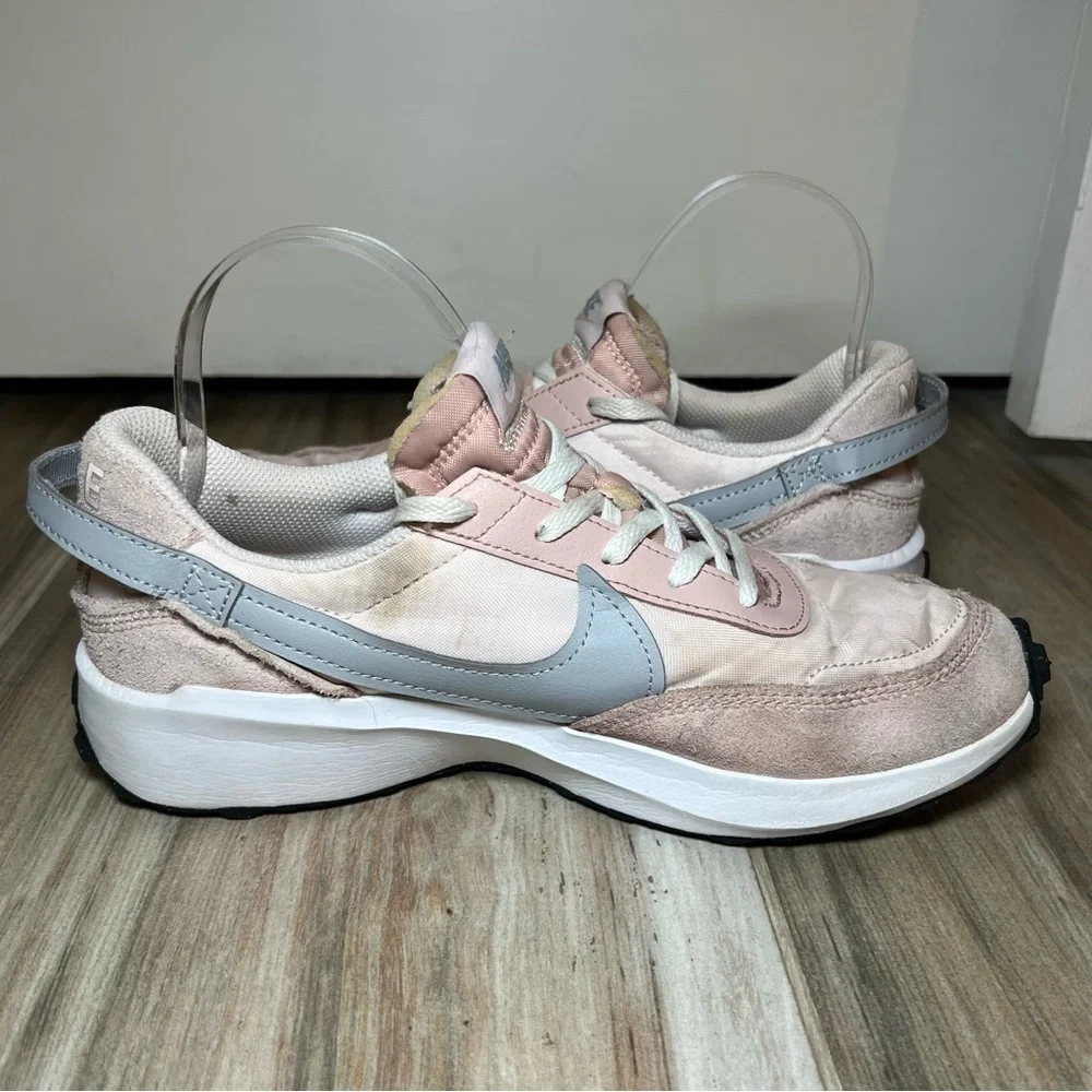 Nike Waffle Debut Pink Oxford Wolf Gray Pearl Pink White Womens Size 8